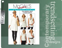 5433 MCCALLS PERFECT SEMI FIT SHIRT 3 LENGTHS PATTERN UNCUT 6-12, 14-22 choice uncut